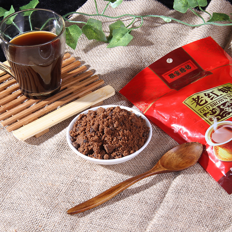 Съедобный старый коричневый сахар Huixuan 258г, индивидуальная упаковка