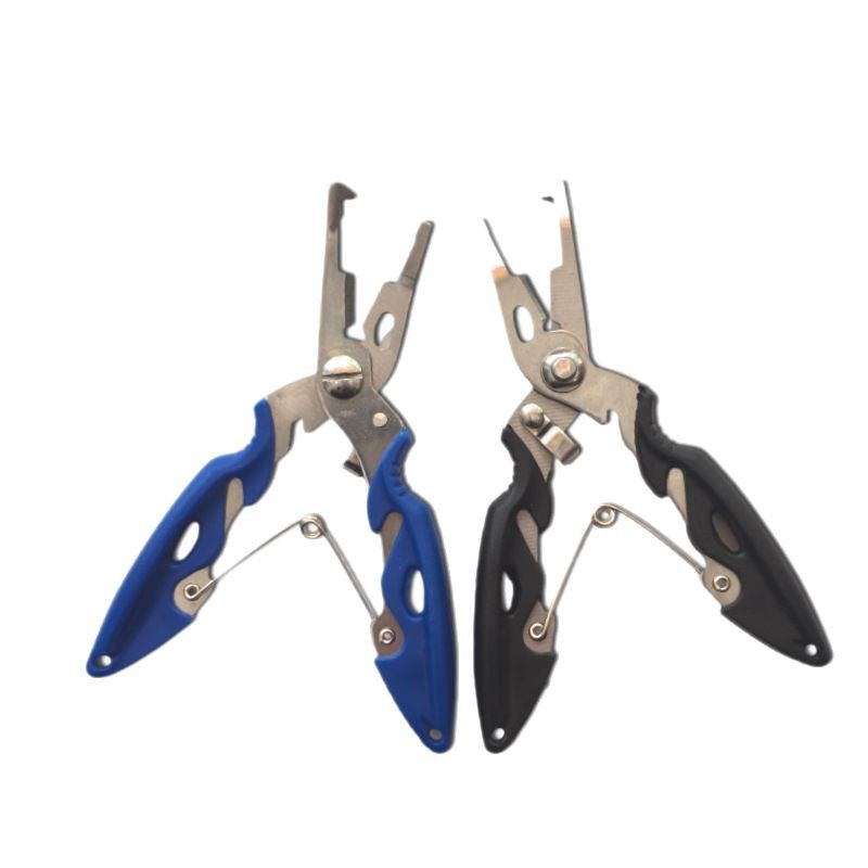Wholesale Stainless Steel Curved Mouth Lure Pliers, Fish Control Artifact, Multifunctional Portable Fishing Pliers, Small Eagle Mouth Fishing Pliers