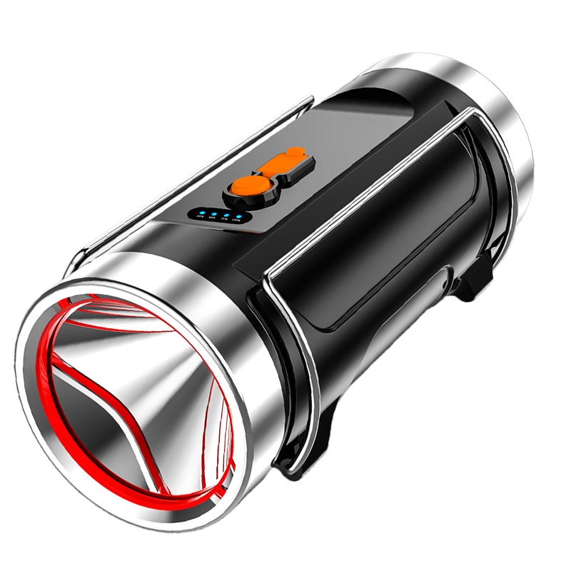 Fishing lamp water drift super bright strong light xenon high power waterproof blue light white light flashlight Wild Table fishing night fishing lamp