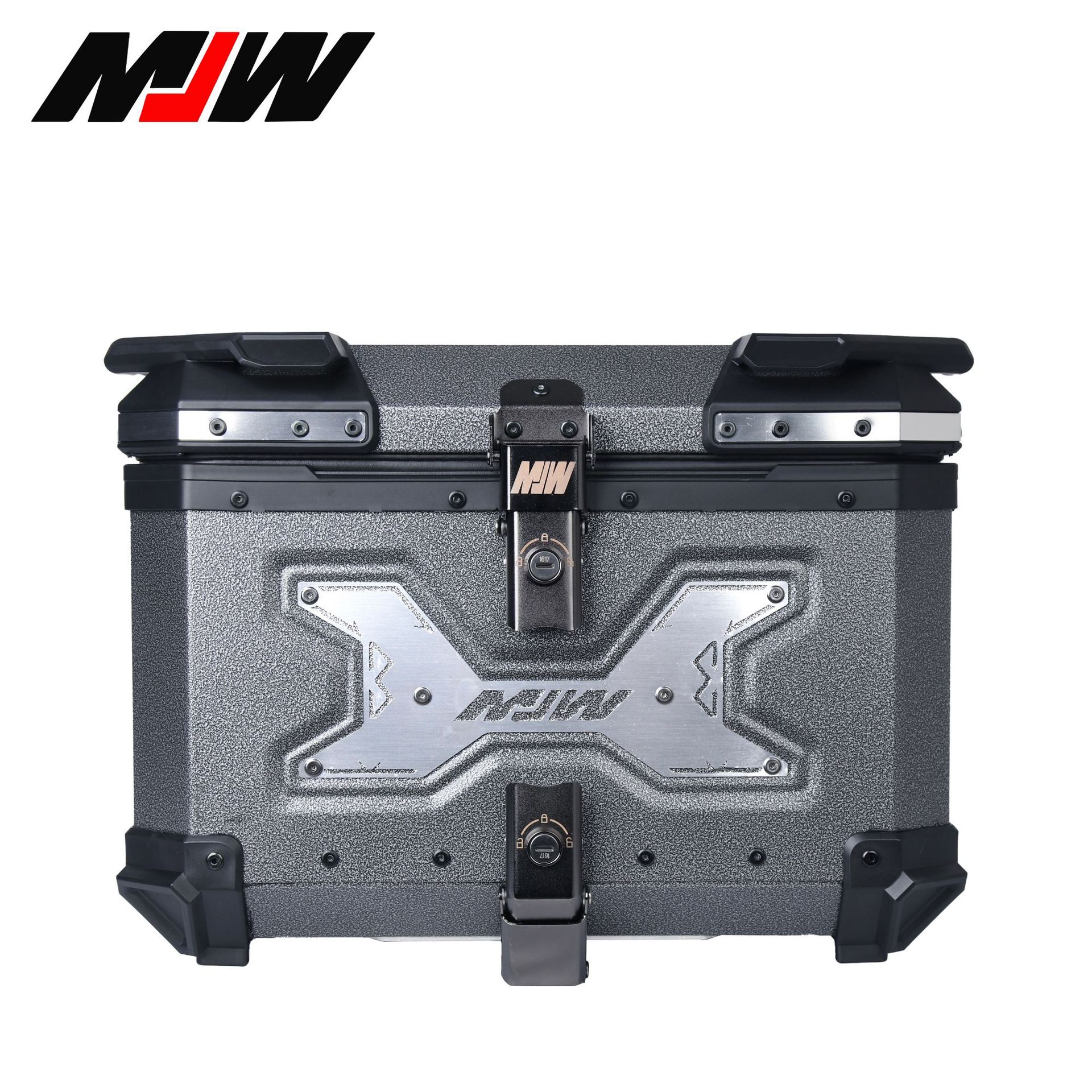 45L55LMJW Экстремальная версия быстросъемный мотоциклетный алюминиевый хвостовой ящик электрического транспортного средства боковой ящик водонепроницаемый ящик для хранения