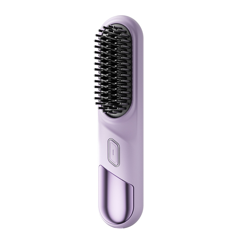 New Mini rechargeable straight hair comb portable fashion good quality anion hair care soft hair care wireless straight hair comb