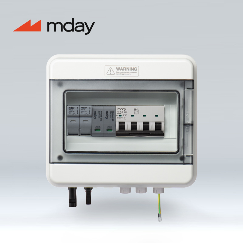 Solar Plastic Shell Pv Photovoltaic Combiner Box Dc1000V Photovoltaic Dc Photovoltaic Grid-Connected Complete Set of Combiner Box