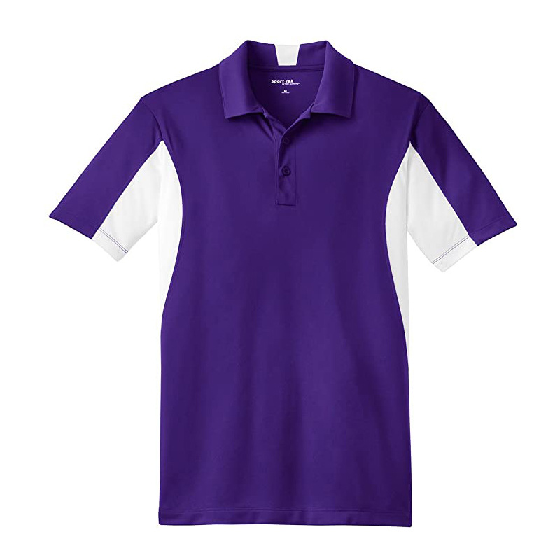 Stitching workwear quick-drying polo moisture wicking workwear short sleeve custom summer work clothes factory clothes custom staff work clothes