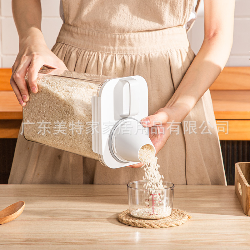 Cross-border rice barrel household insect-proof moisture-proof sealed rice jar Japanese flour storage barrel grain storage box wholesale