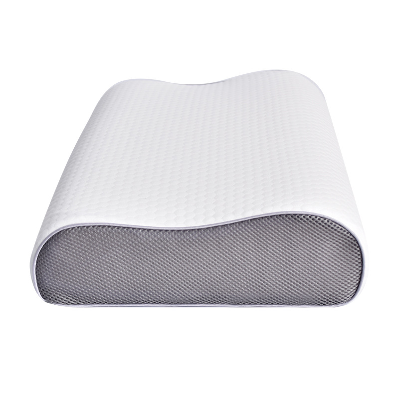 Cross-border main push high-density memory pillow slow rebound space memory cotton pillow core wave cervical protection pillow wholesale
