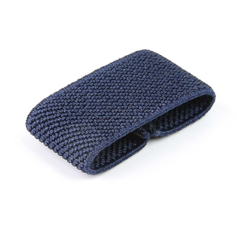 in stock wholesale twill stretch belt loop elastic circle pants belt belt loop tail clip webbing clip nylon