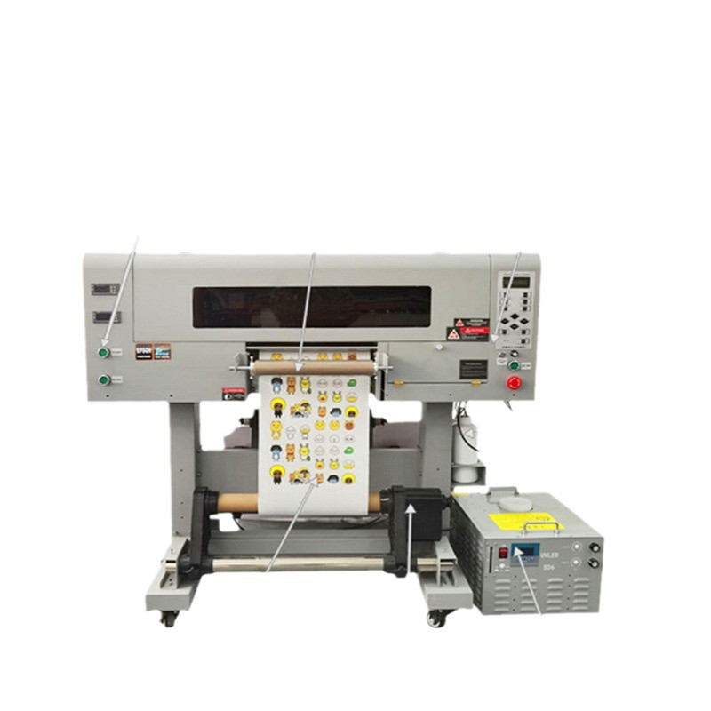 31 Degree Uv Crystal Label Roll Printer Metal Label Logo Small Gift Box Ab Film Cold Transfer Printing All-In-One Machine