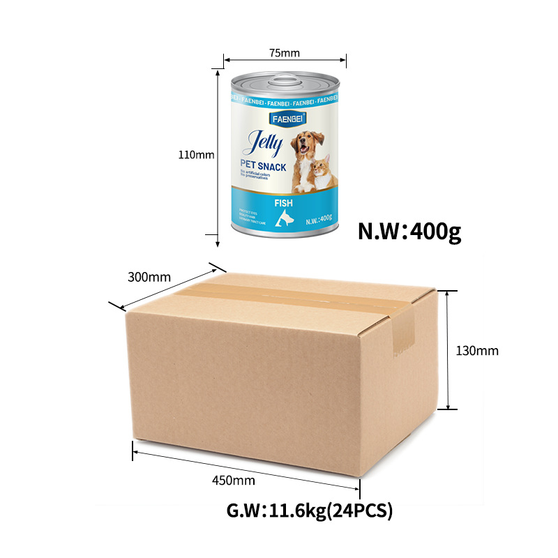 Faenbei Cat Snacks Canned Dog Pet Supplement Nutrition Chicken Frozen Can Snack Can Cross-Border English
