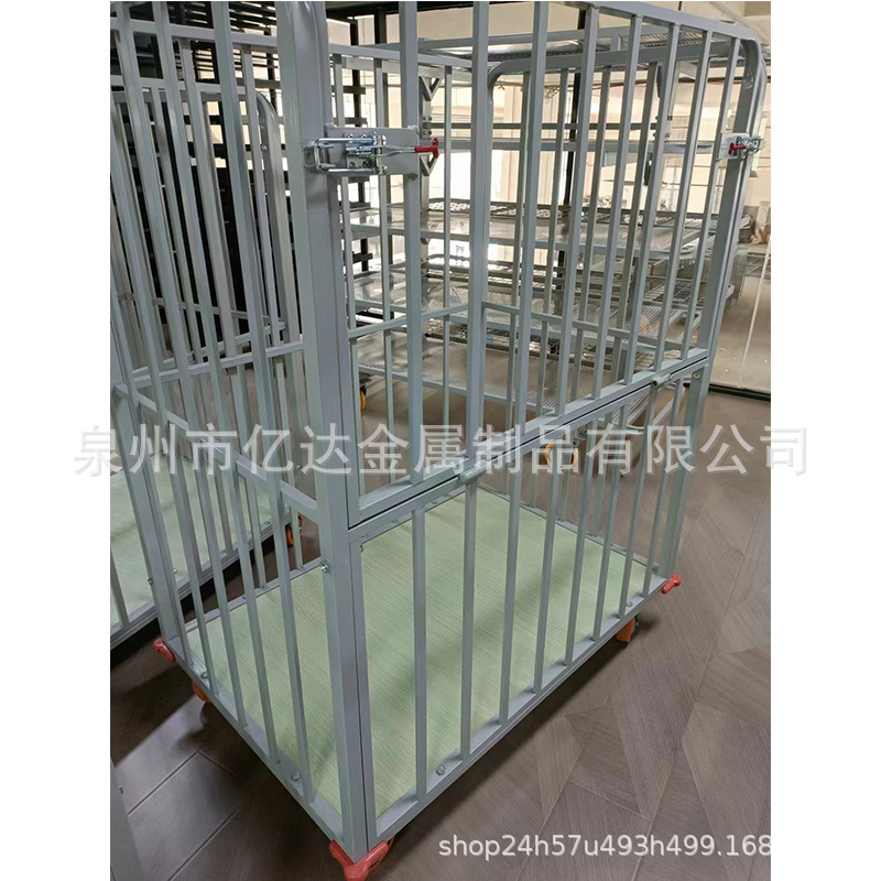 Half-door Fence Cart Large Cart Clothing Turnover Cart Trolley Full Door Large Cart 1200*800*1600