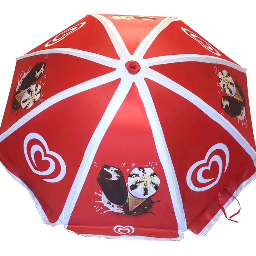 Пляжный зонт, уличный солнцезащитный зонт, круглый зонт, индивидуальный, ветро- и дождезащитный