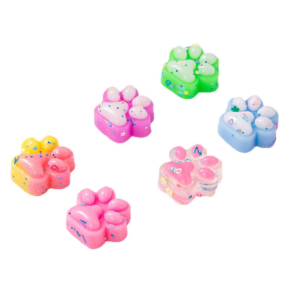 Explosions cartoon cute colorful color kitten claw pinch music mini decompression children's toys stall wholesale goods