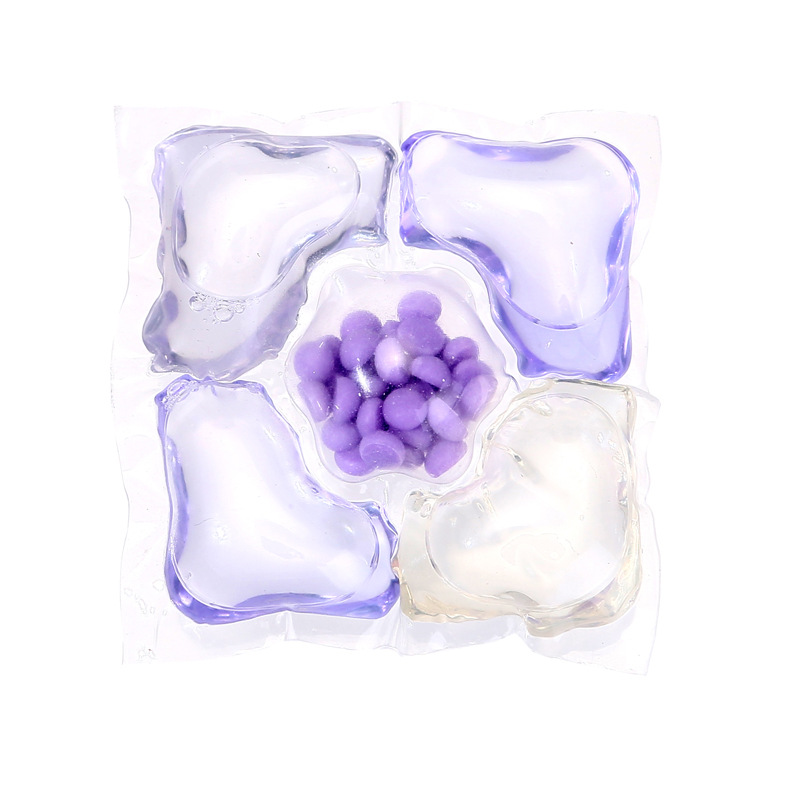 Five-cavity laundry beads stay fragrant beads supple deep cleaning lasting fragrant concentrated decontamination laundry ball wholesale manufacturers