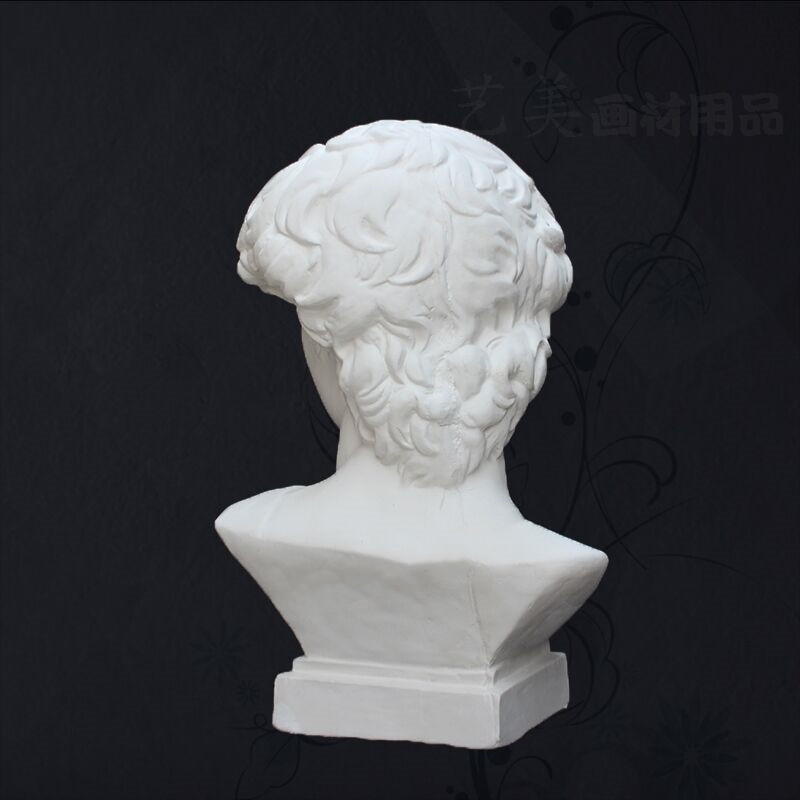 Plaster statue David 67CM art teaching aids sketch plaster statue interior decoration art plaster model geometric plaster