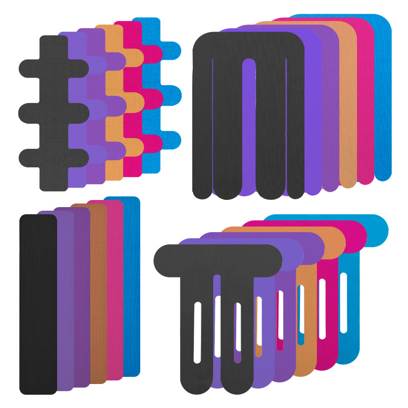 Cross-Border Pre-Cut Sports Muscle Patch-Shaped Special-Shaped Kinesio Patch Sports Muscle Tape Bandage