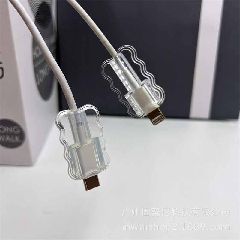 Data Cable Protective Cover Apple Android USB Charger Protective Cover Charging Cover Anti-Break Charging Head Wire Bite