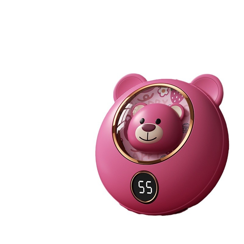 2025 New Cute Pet Hand Warmer USB Portable Mini Cartoon Digital Display Hand Warmer Gift Factory