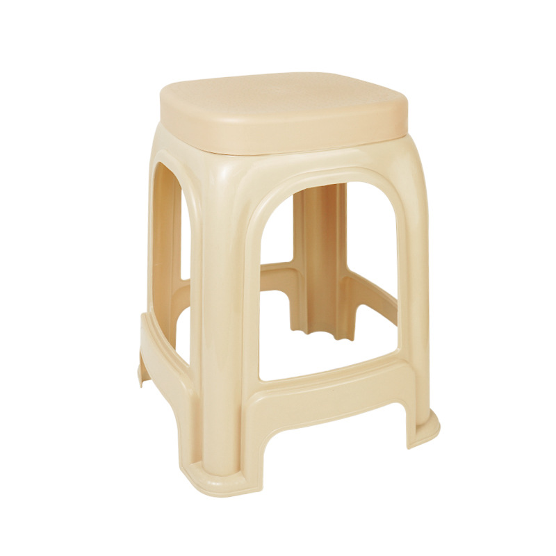 Factory Batch Thickened Plastic Stool Household Plastic Bench Adult High Stool Stackable Plastic Chair Plastic Shoe Changing Stool