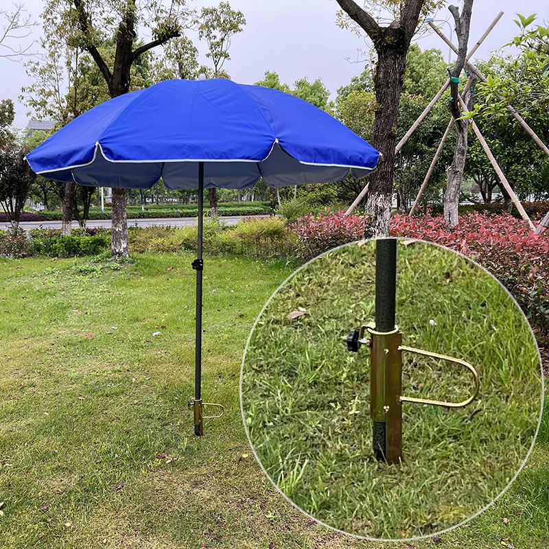 Large Ground Plug Base Outdoor Parasol Beach Umbrella Advertising Umbrella Ground Plug Large Ground Nail Beach Grass Base
