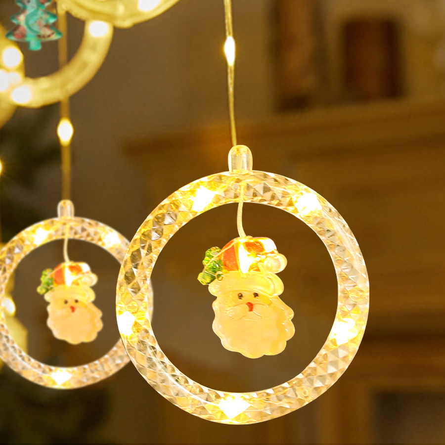 Christmas Decoration Christmas Tree Pendant Elk Elk Christmas Deer Christmas Cross Border Store Decoration Holiday Lights