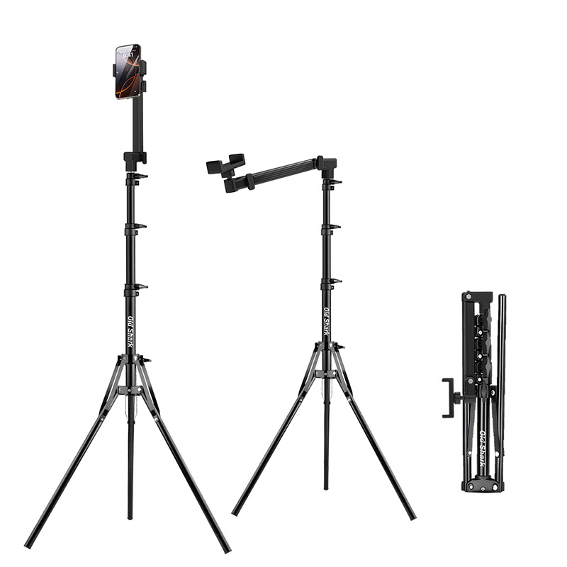 Mobile Phone Stand Floor-Standing Shooting Tripod Overhead Shooting Mobile Phone Stand New Outdoor Video Shooting Special Support Stand Live Broadcast