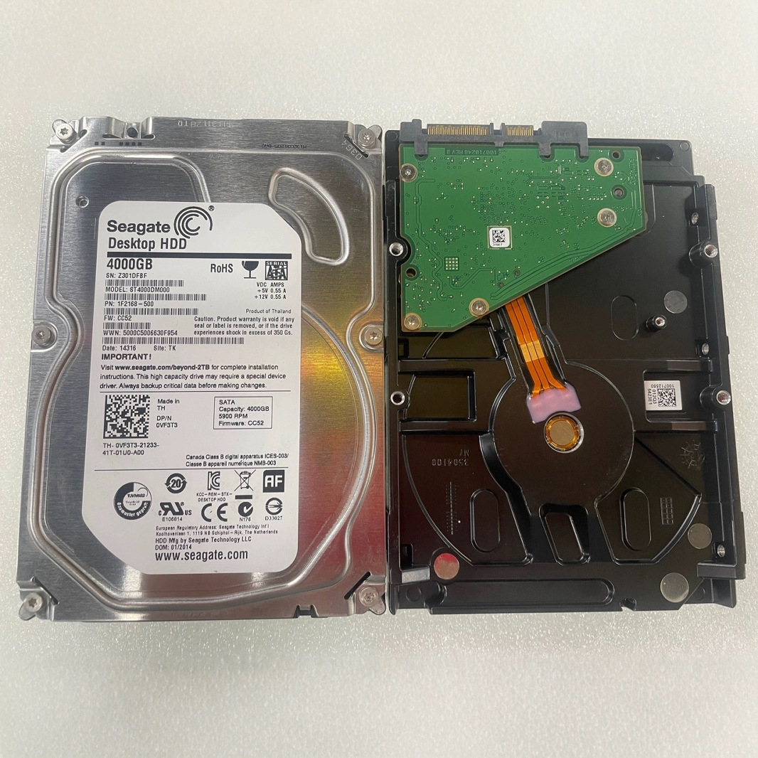 ST4T Desktop Mechanical Hard Disk Dismantling Machine Monitoring