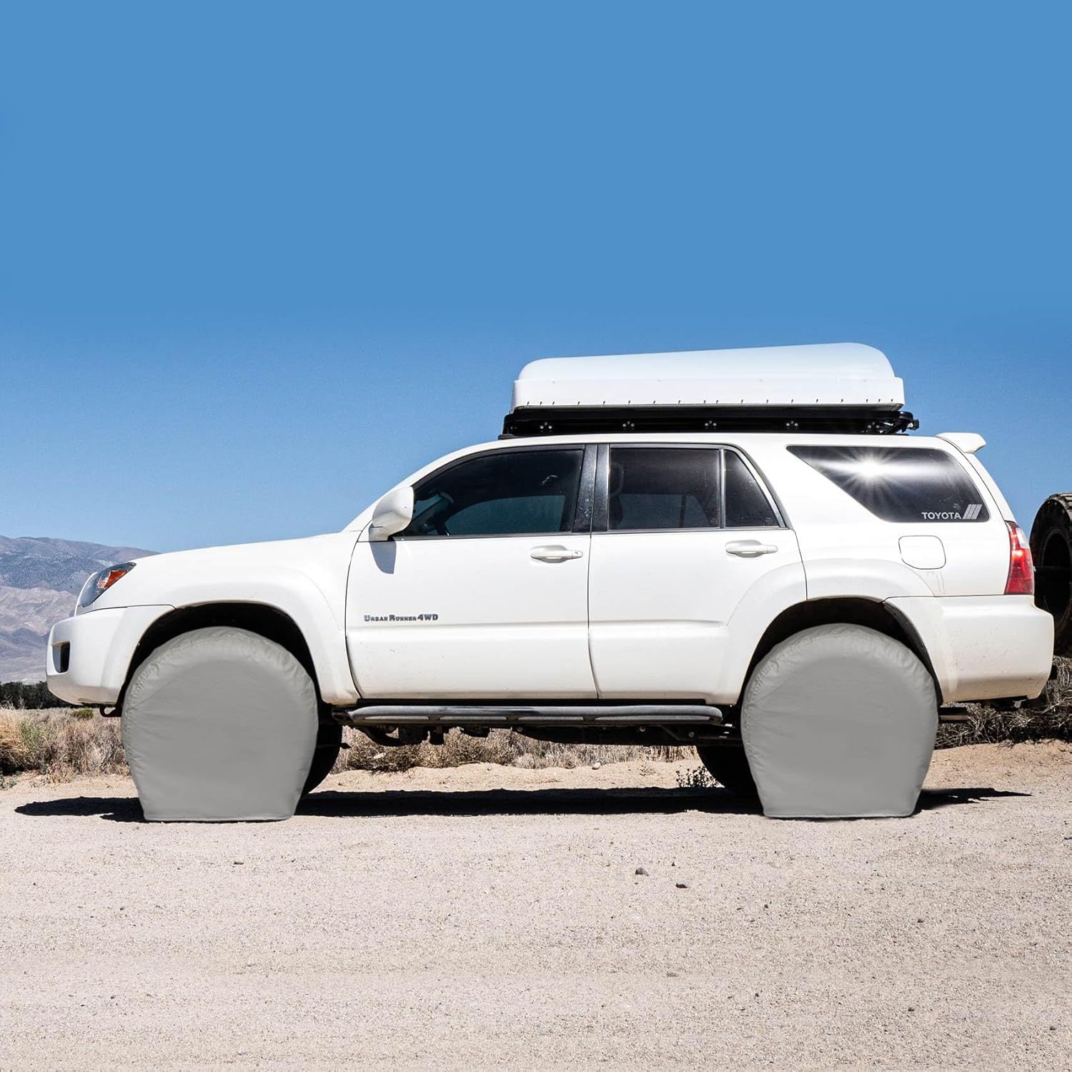 Cross-border factory wholesale 210D Oxford cloth tire protection cover sunscreen dust-proof long-term parking universal RV spare tire cover