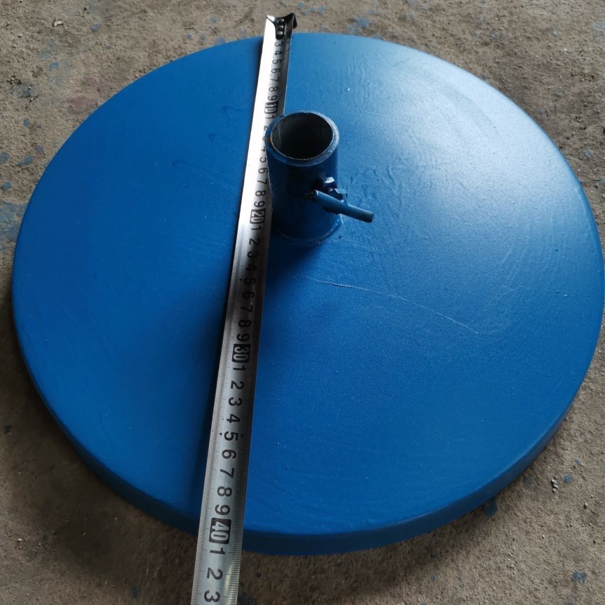 Artifact Fixed Iron Plate Outdoor Sun Chassis Base Base Bottom Weight Thickened Sun Umbrella Sun Umbrella Iron