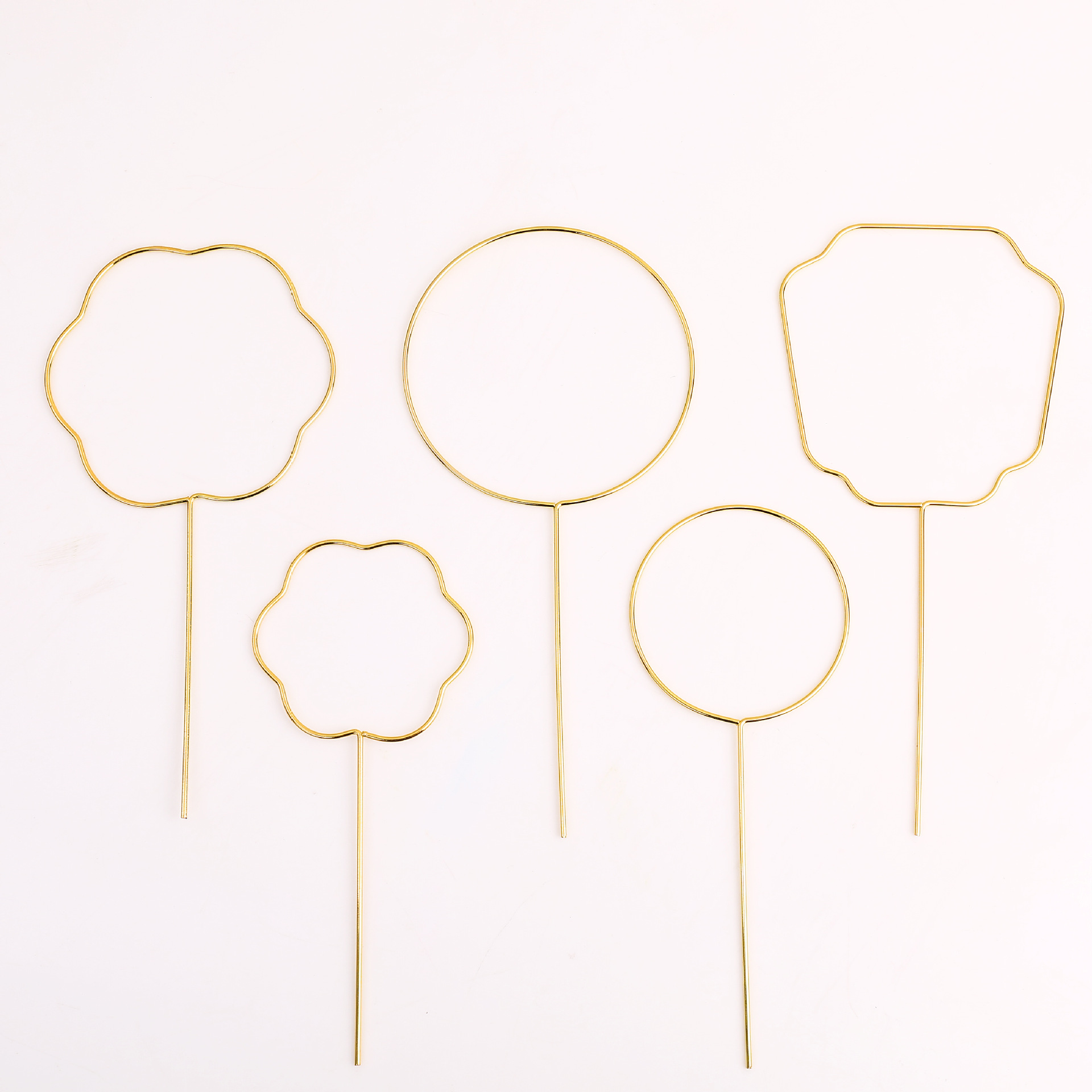 Антикварный металлический каркас для веера, декор для торта на день рождения