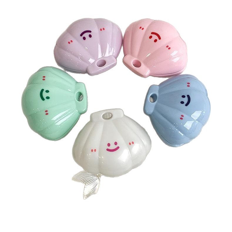 Shell wooden fish knock emotional stability Buddha wooden fish office women cure cute ornaments small toy pendant wholesale