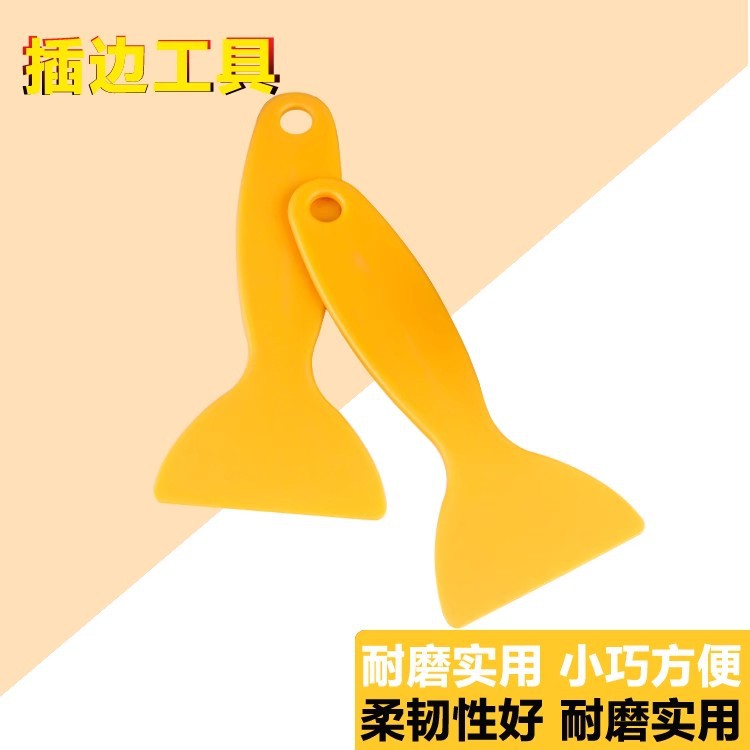 Plastic Scraper for Removing Frost, Ice, and Adhesive from Glass, Cleaning Scraper for Car Windows and Interior Modification