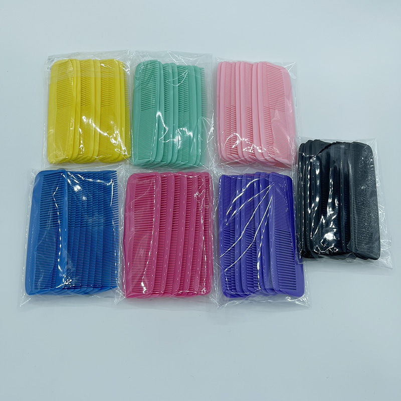 Mini Small Comb Portable Hair Comb Color Small Row Comb Hotel Daily Comb Thickened Dense Comb Plastic Small Comb