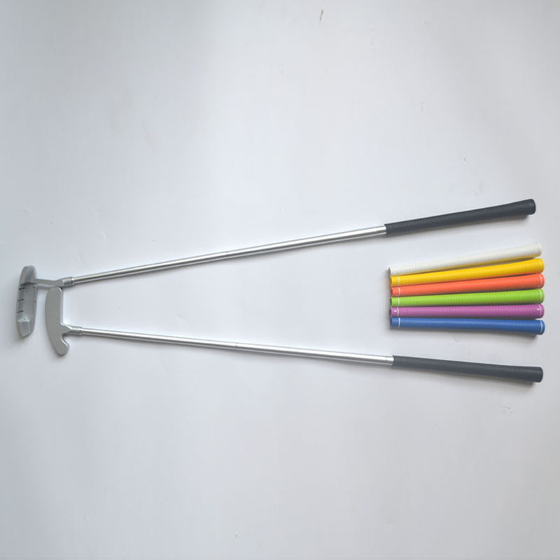 Golf Club Three-Section Combination Putter Aluminum Alloy Shaft Single and Double-Sided Zinc Alloy Head Golf Grip Colorful