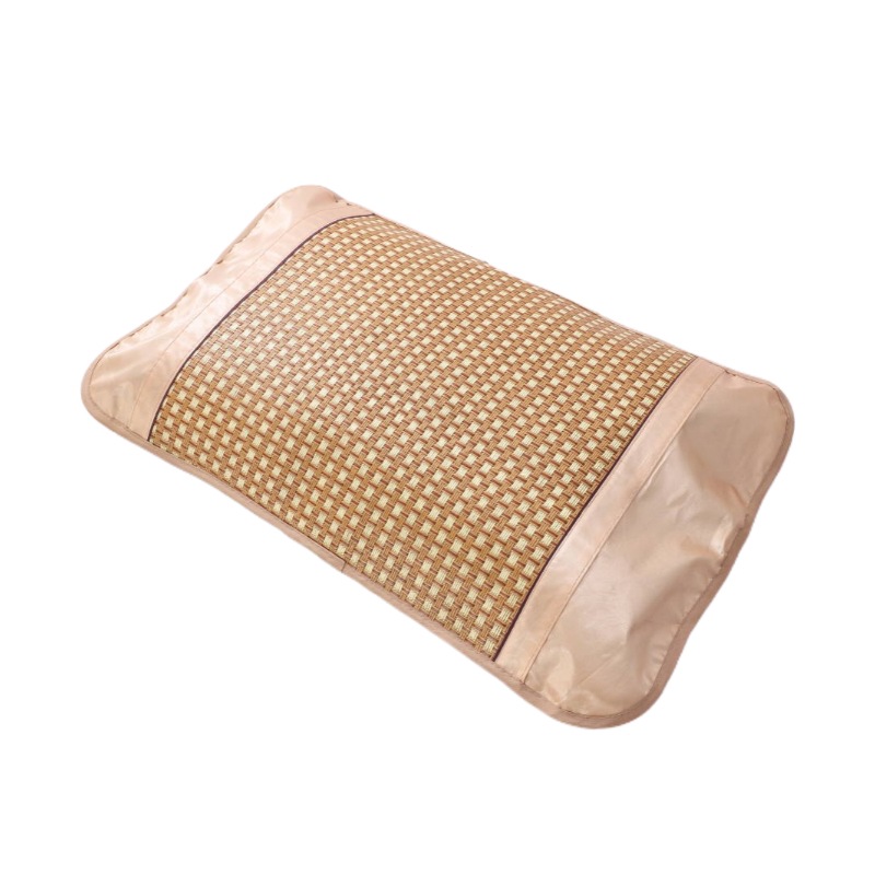 Factory wholesale summer rattan mat pillow cover ice rattan adult pillow cover summer single envelope pillowcase