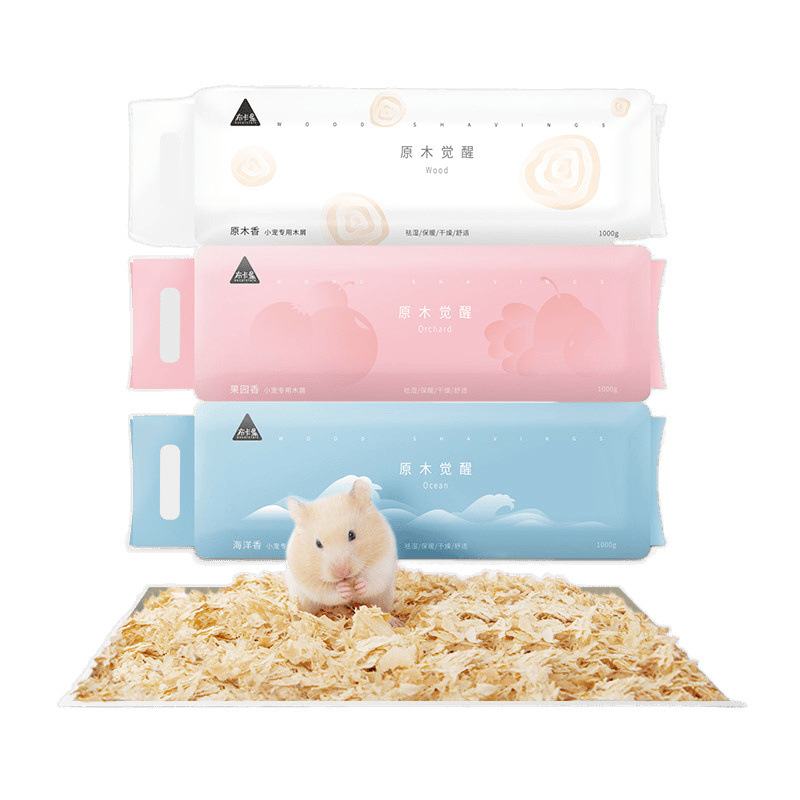 Buka Star Hamster Wood Shavings Supplies Deodorizing Soft Urine Sand Fluffy Golden Bear Dust-Free Summer Water Absorbent