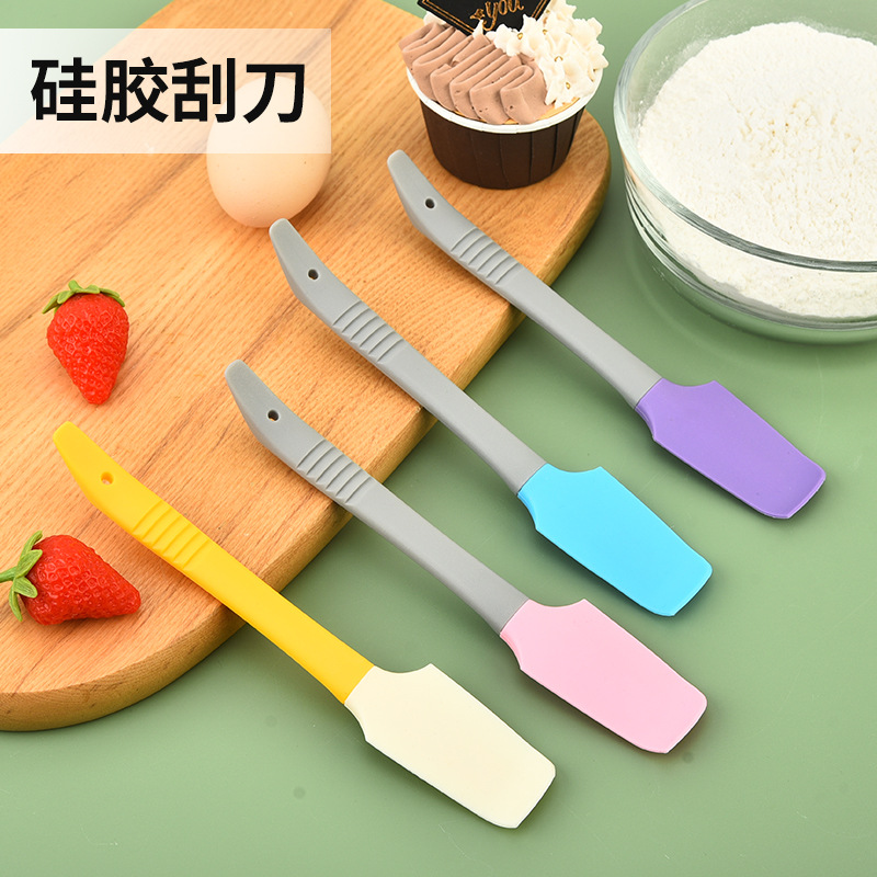 Food-Grade Silicone Spatula Bread Jam Scraper Cream Cake Spreader Household Baking Wholesale Shovel Supplies Kitchen