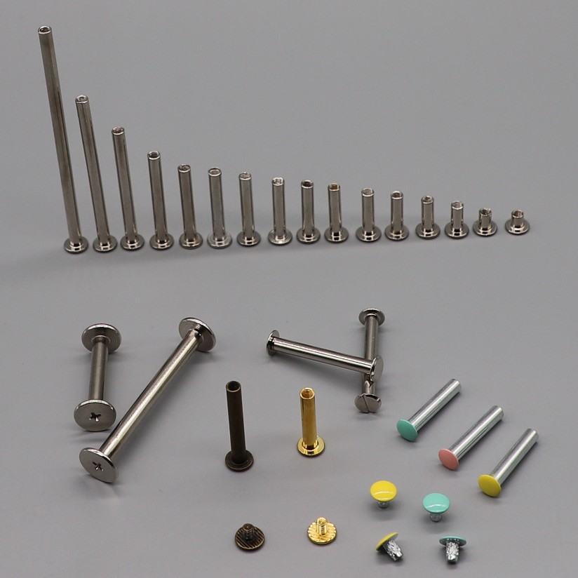 Directly from the Factory: Cross-Head Rivets and Screws, Electroplated Rivets, Knock-In Rivets, Ledger Staples, Flathead Screws