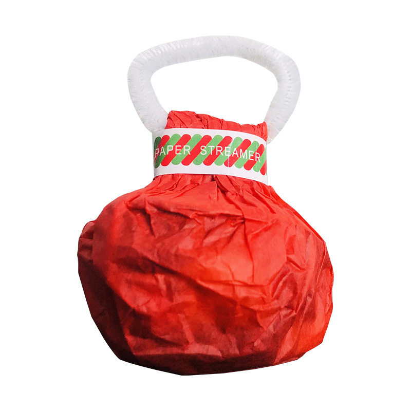 Hand-throwing ribbon spider silk flame retardant paper pull ring grenade bar atmosphere effect stage magic props manufacturers wholesale