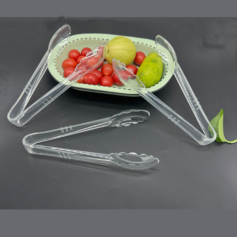 Pc Food Clips Transparent Acrylic Bread Clips Multi-Purpose Spicy Cake Bread Baking Buffet Clips