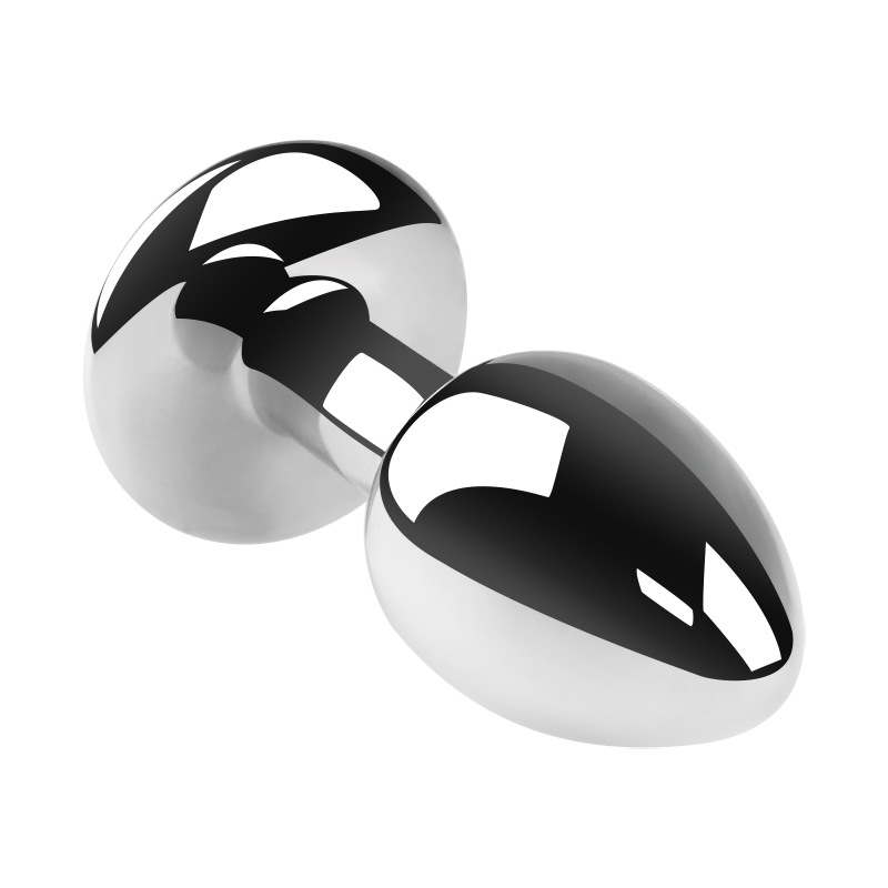 Back court metal round conventional anal plug plating embryo tail anal plug adult supplies manufacturers direct supply