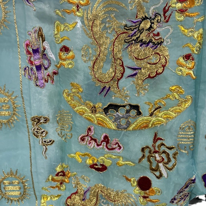 Taoist Clothes with Sleeves Five Cranes Taoist Summer Light Yarn Material Drop Clothes Taoist Robe High Skill Coat Multi-color Optional