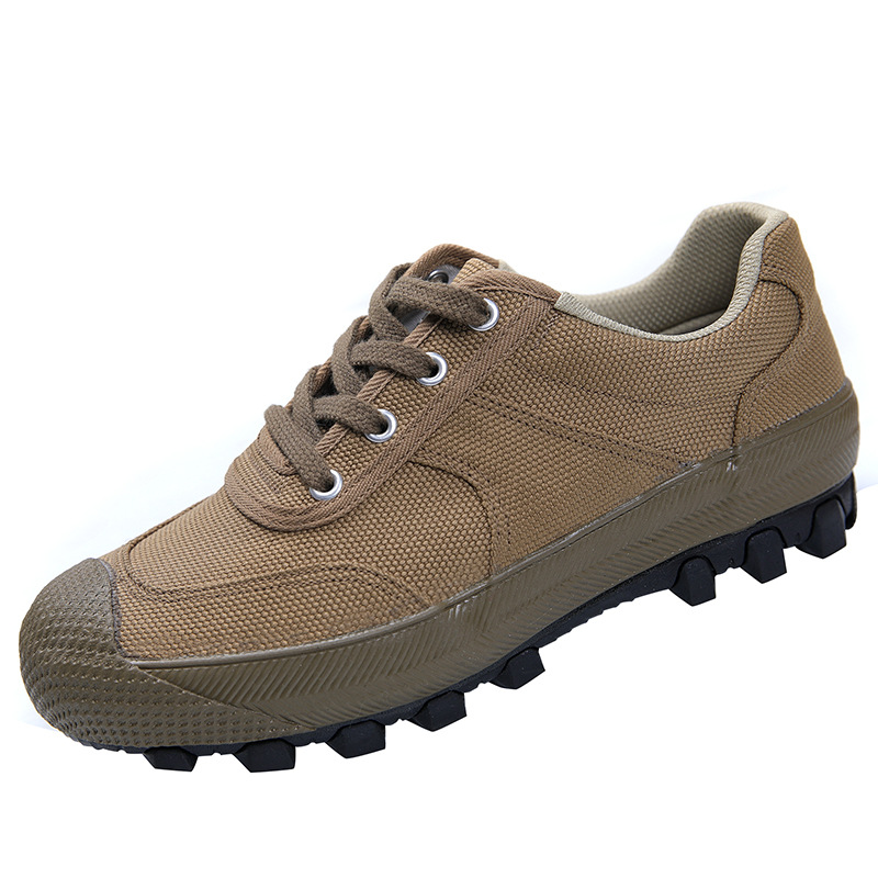 3537 genuine goods men's shoes camouflage shoes wear-resistant outdoor hiking shoes casual breathable work shoes construction site release shoes rubber shoes