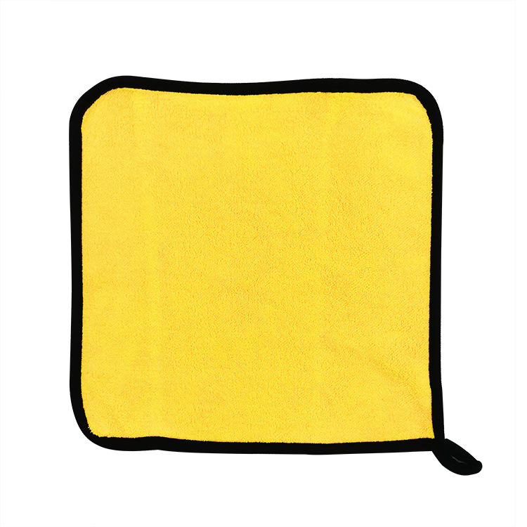 Car Wash Towel Coral Velvet Double-Sided Two-Color Car Wipe Towel Thickeneded Absorbent Towel Car Cleaning Cloth High Density Car Wash Towel