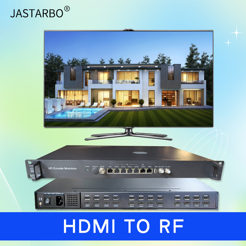 Hd Modulator 24-Channel High-Definition Modulator Hotel Digital Tv System Equipment HDMI to Rf Dv