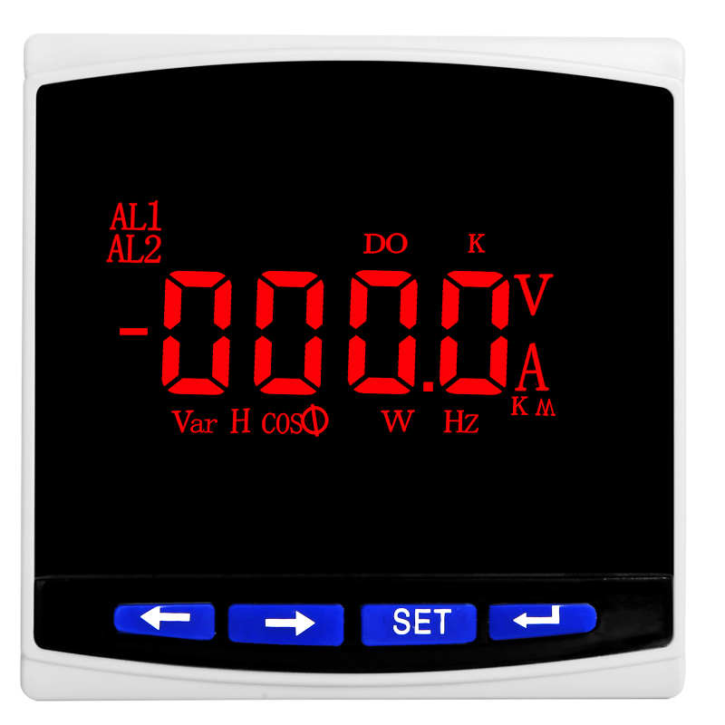 Single-Phase 220V Multi-Function Meter Digital Display Current Voltage Power Metering Combination Meter Electric Energy Meter