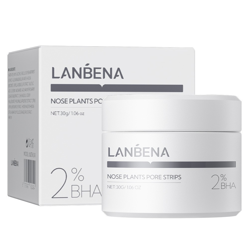 LANBENA blue beina blackhead nasal mask with 60 sheets of paper blackhead tearing