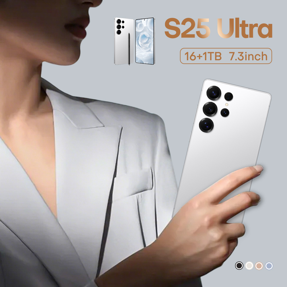 S25Ultra cross-border mobile phone 4 64 in stock original rubber sleeve 6.75 inch smart phone Android foreign trade generation