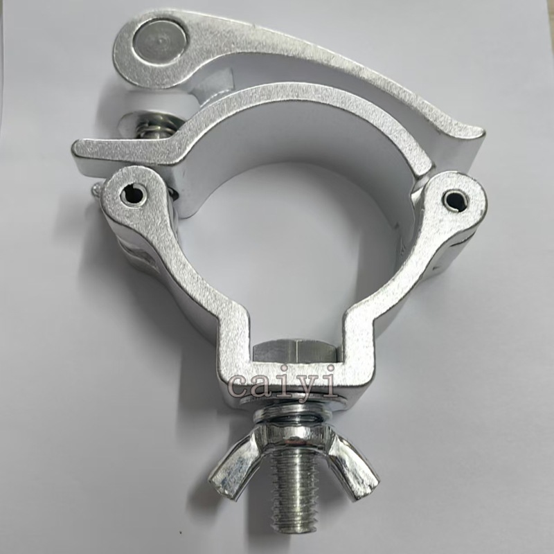 Stage Light Hook Light Hook Light Beam Light Hook Computer Shake Head Light Hook Holding Buckle Single Ring Aluminum Hook LED Light Hook