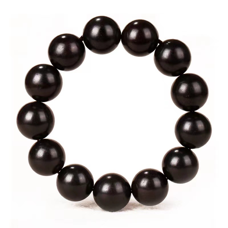 Wholesale ebony 3.0 2.5/0.8 20mm bracelets for men and women couple ebony bracelet beads bracelet