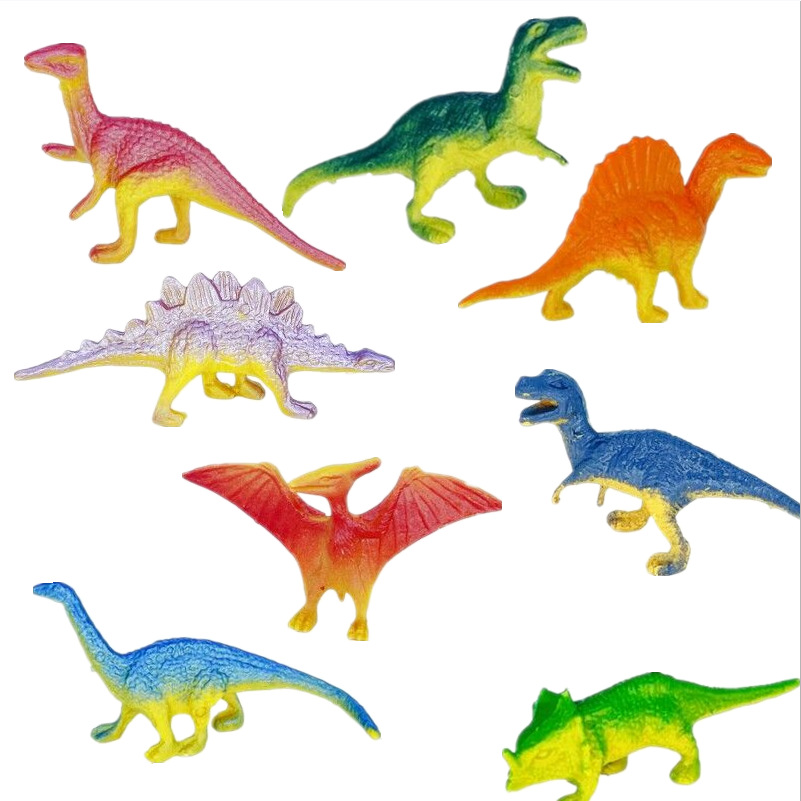 56 new cross-border simulation small dinosaur children's toy archaeological model set mini dinosaur wildlife wholesale