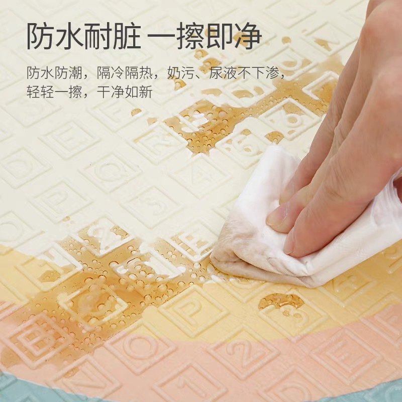 Factory Direct XPE folding crawling mat baby crawling mat portable foldable household living room foam mat